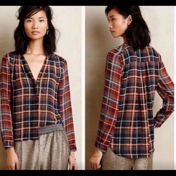 Anthropologie Tops - Maeve Anthropologie Top size XS EUC